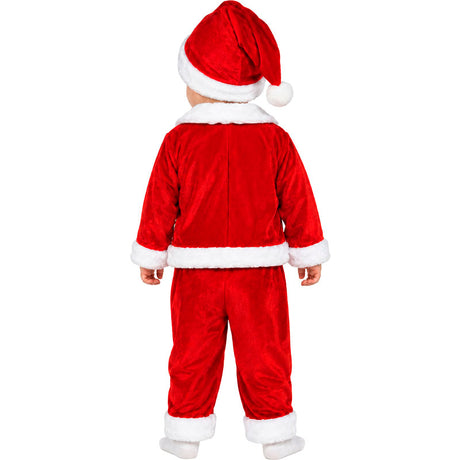 Disfraz de Papá Noel Navidad para bebé espalda