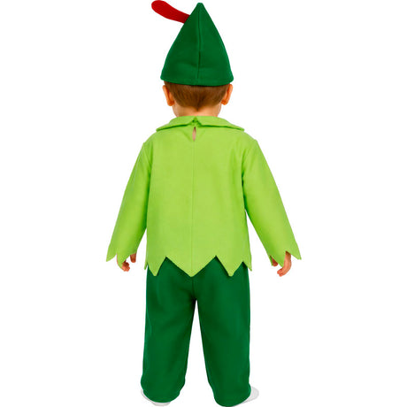 Disfraz de Peter Pan Bebé espalda