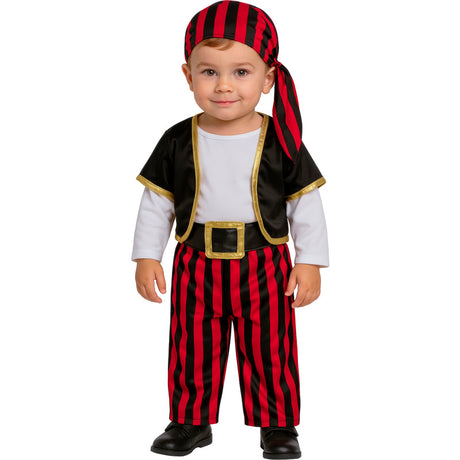 Disfraz de Pirata bucanero para bebé