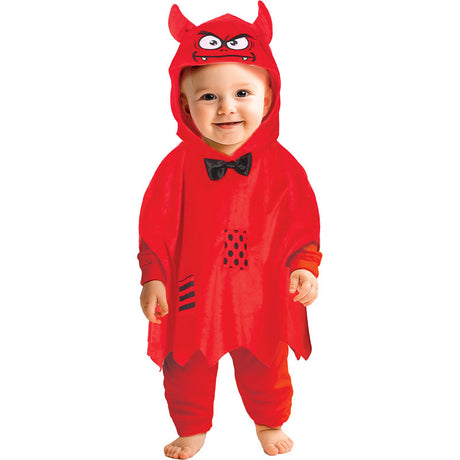 Disfraz de Poncho Demonio para bebé