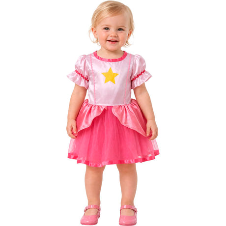 Disfraz de Princesa rosa con estrella para bebé