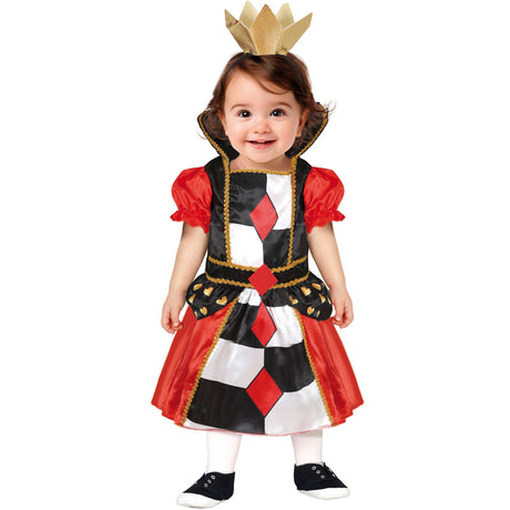 Disfraz de Reina de Corazones para bebé