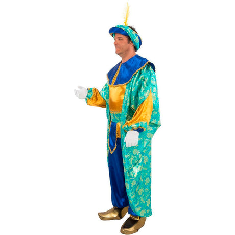 Disfraz de Rey Baltasar de Oriente para hombre Perfil