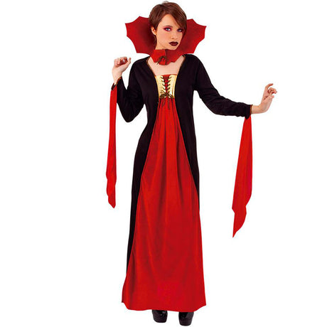 Disfraz de Vampiresa Gótica roja para mujer
