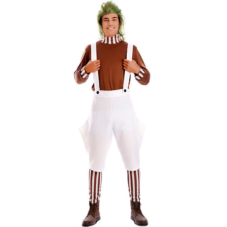 Disfraz de Ayudante de la Fábrica de Chocolate adulto unisex