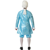 Disfraz para hombre de Cortesano azul Espalda