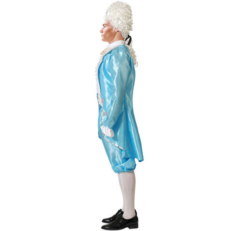 Disfraz para hombre de Cortesano azul Perfil