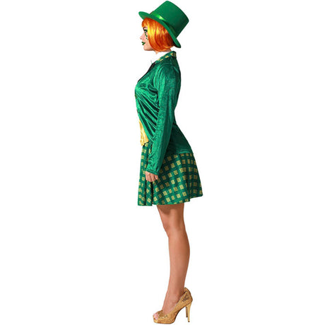 Disfraz para mujer de Leprechaun Perfil