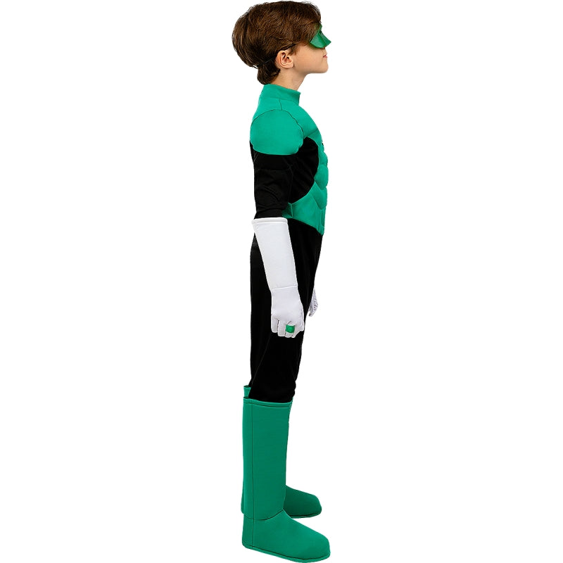 Disfraz de Linterna Verde para niño Perfil