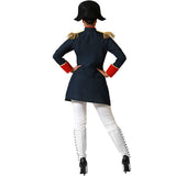 Disfraz para mujer de Napoleón Bonaparte Espalda