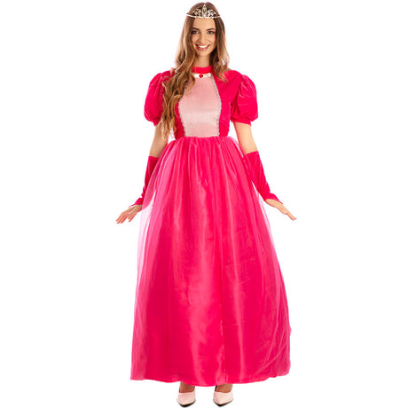 Disfraz de Princesa Peach Mario para mujer