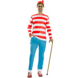 Disfraz de Wally el viajero de los cómics adulto unisex
