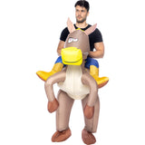 Disfraz de Caballo Hinchable a Hombros adulto unisex Perfil
