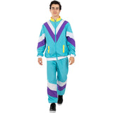 Disfraz de Chándal Años 80 Azul adulto unisex Bis