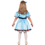 Disfraz de Alicia Deluxe para niña Espalda