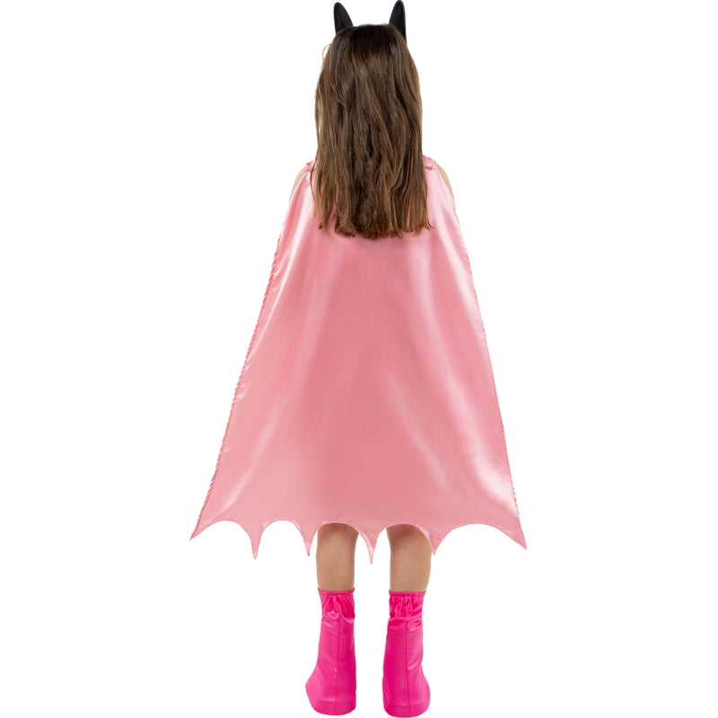 Disfraz de Batgirl rosa para niña Espalda