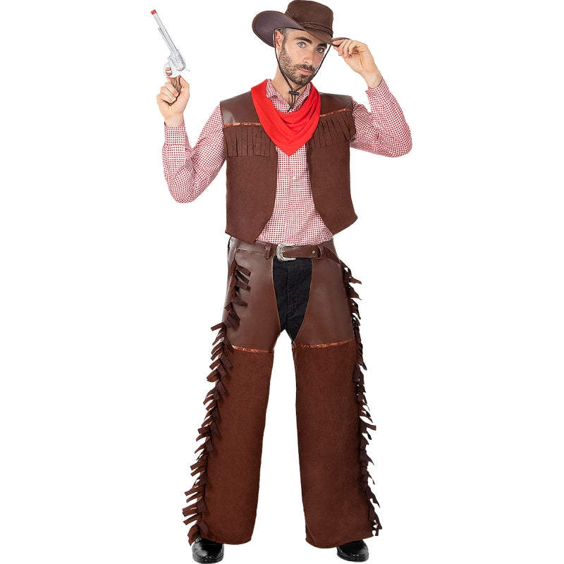 Disfraz de Cowboy Rodeo Texas para hombre Bis