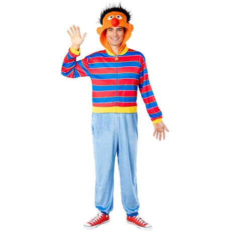 Disfraz de Epi Oficial de Barrio Sésamo adulto unisex