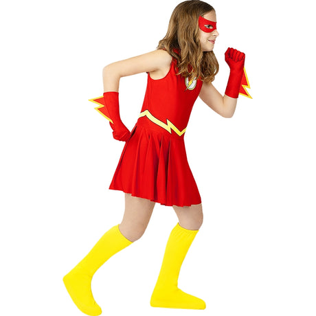 Disfraz de Flash para niña Bis