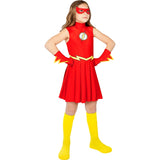 Disfraz de Flash para niña