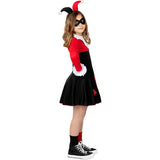 Disfraz de Harley Quinn de DC Comics para niña Perfil