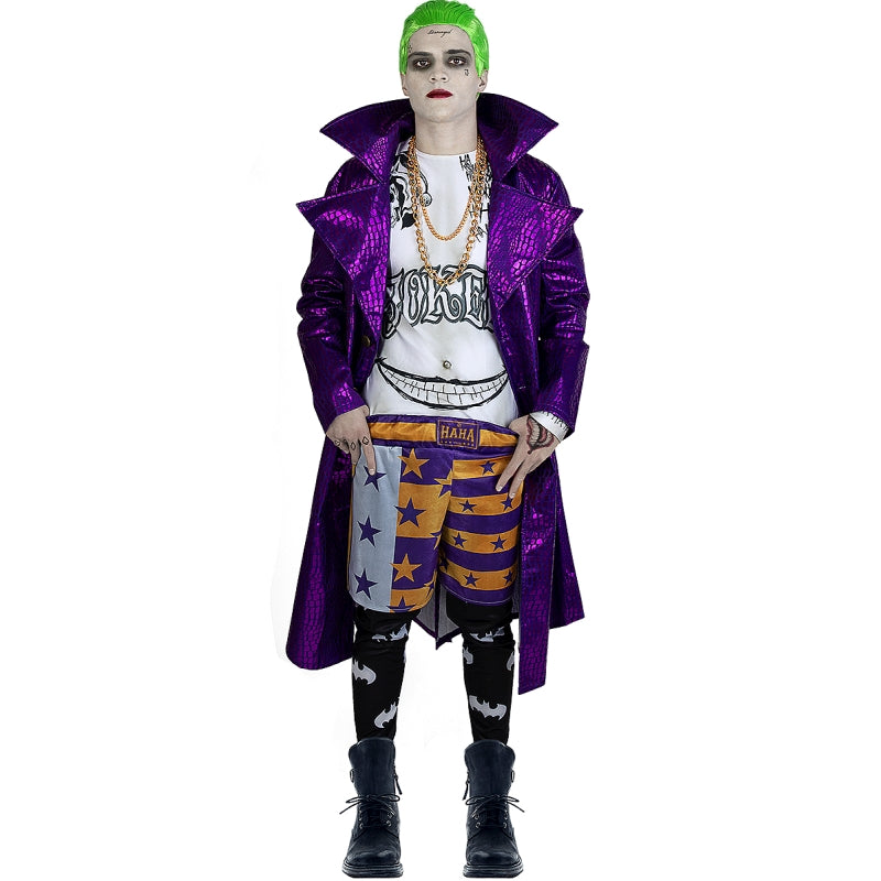Disfraz de Joker Deluxe de Escuadrón Suicida para hombre