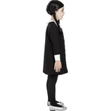 Disfraz de Miércoles Addams de La Familia Addams para niña Perfil