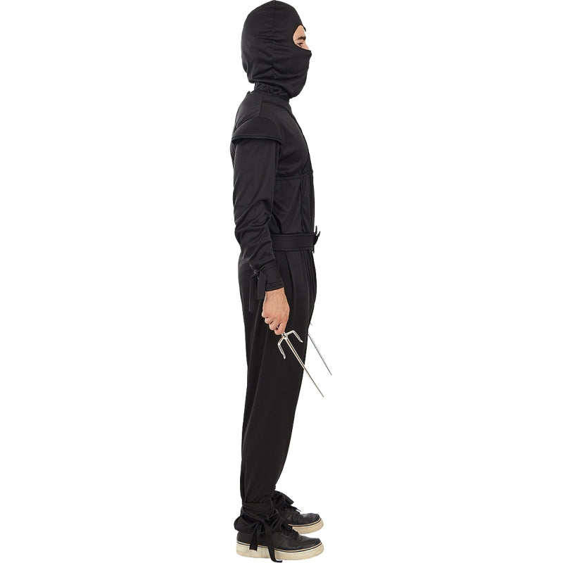 Disfraz de Ninja negro para hombre Perfil