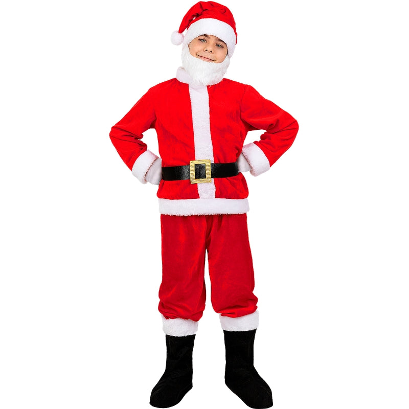 Disfraz de Papá Noel Deluxe para niño