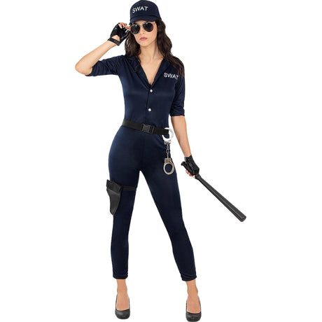 Disfraz de Policía de élite SWAT para mujer