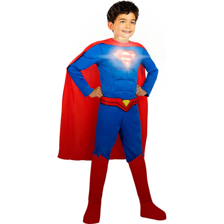 Disfraz de Superman Lights On para niño