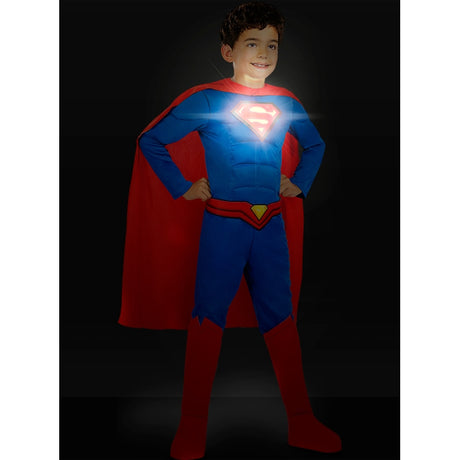 Disfraz de Superman Lights On para niño Bis