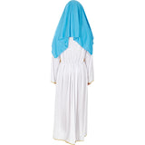 Disfraz de Virgen María para mujer Espalda