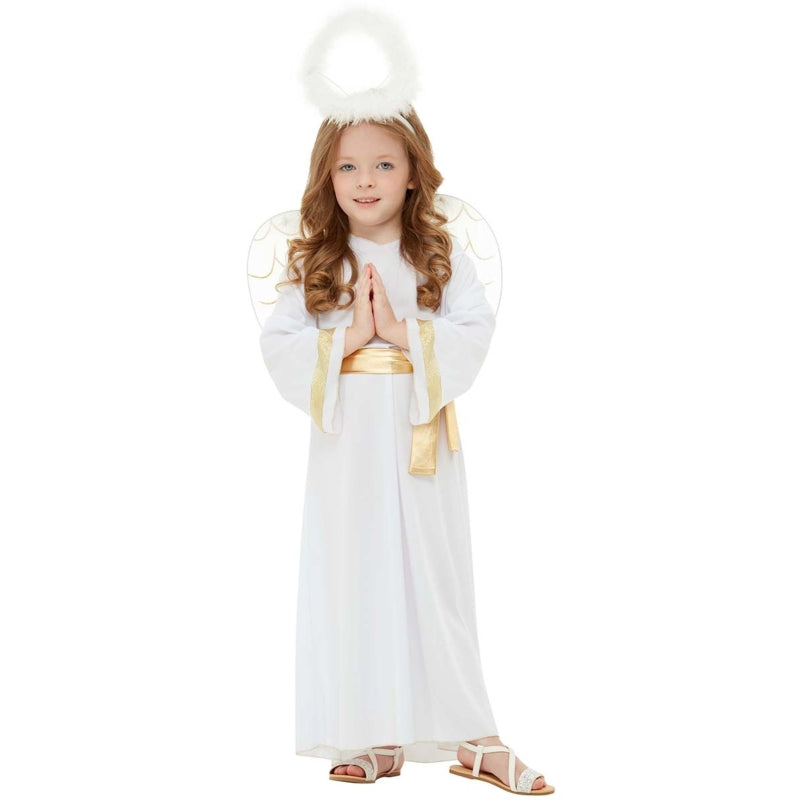 Disfraz de Ángel Blanco infantil Detalle