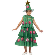 Disfraz de Árbol Navideño para niña