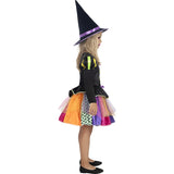 Disfraz de Chica Bruja Halloween para niña Perfil