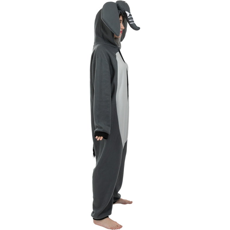Disfraz de Pijama Elefante Onesie adulto unisex Perfil