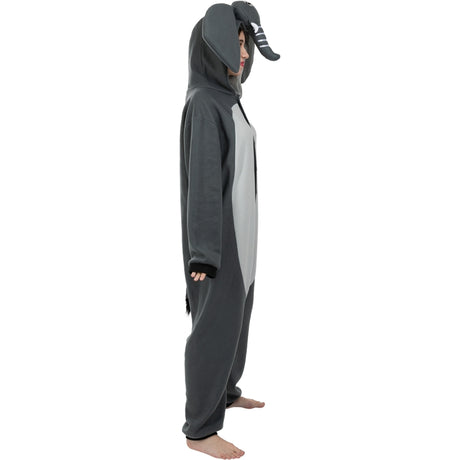 Disfraz de Pijama Elefante Onesie adulto unisex Perfil