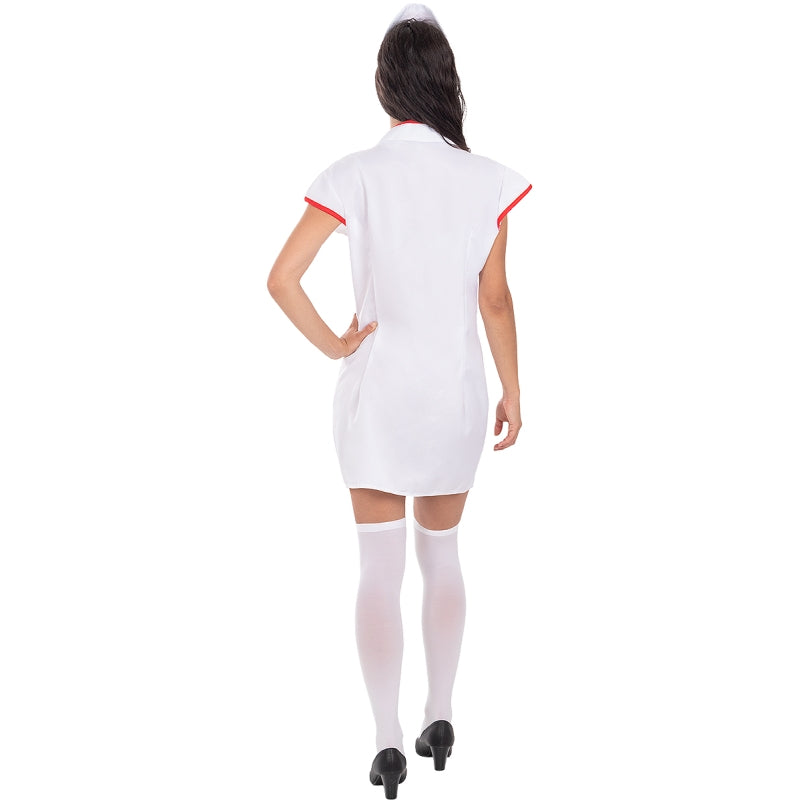 Disfraz de Enfermera Sexy Corazón para mujer Espalda