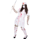 Disfraz de Enfermera Zombie Ensangrentada para mujer Bis 2