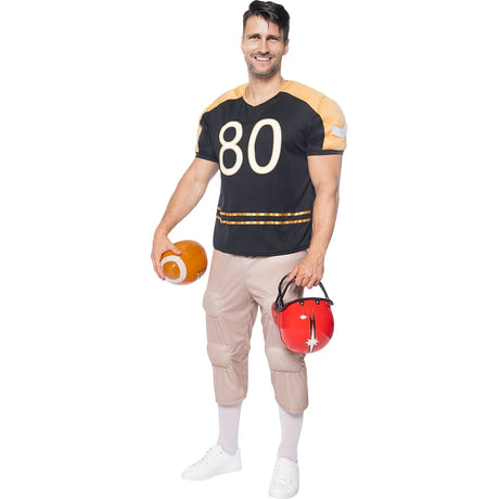 Disfraz de Fútbol Americano Musculoso para hombre