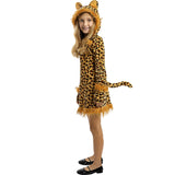 Disfraz de Leopardo para niña Perfil
