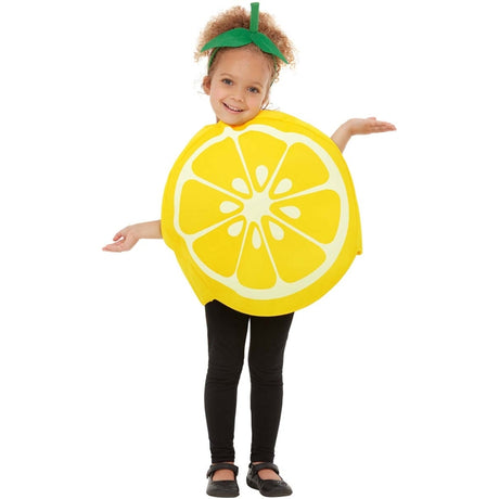 Disfraz de Limón amarillo infantil