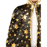 Disfraz de Mago con Estrellas para niño Detalle