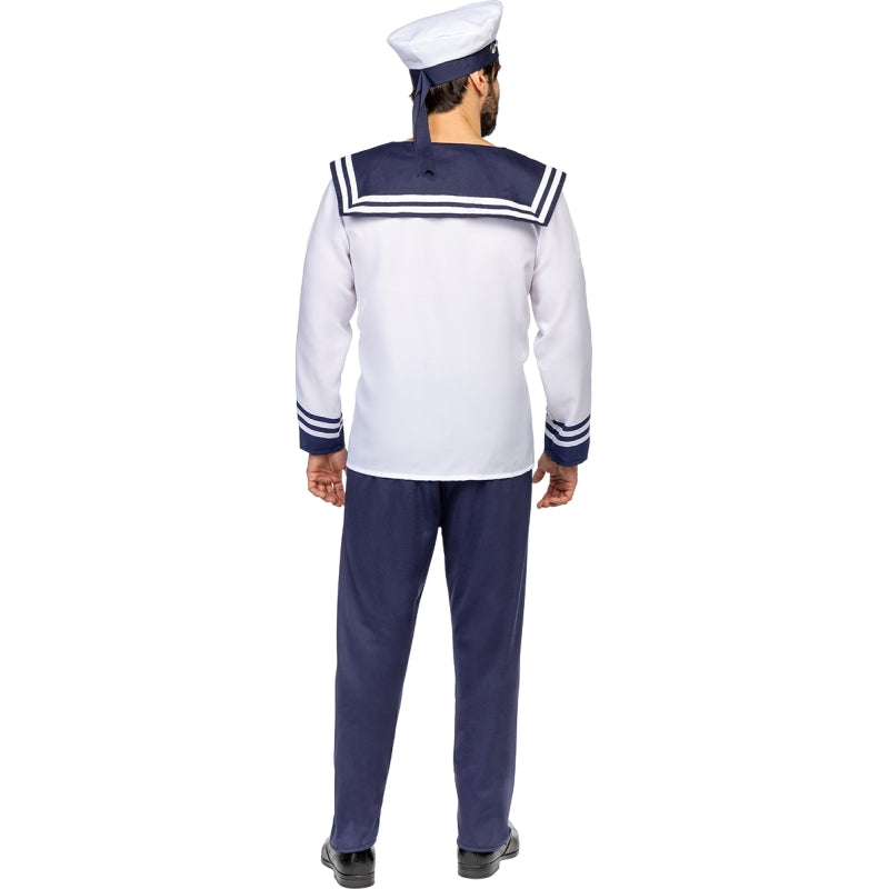Disfraz de Marinero para hombre Espalda