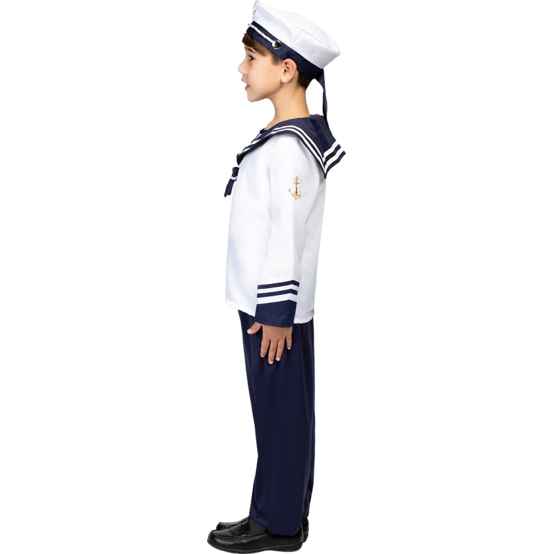 Disfraz de Marinero Azul para niño Perfil