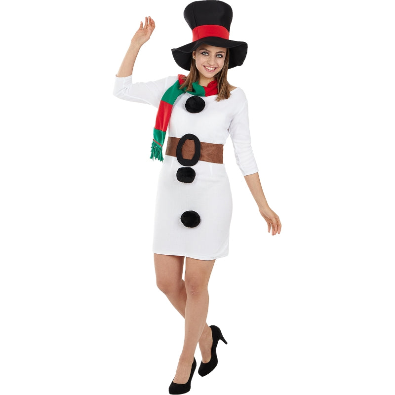 Disfraz de Muñeco de Nieve para mujer