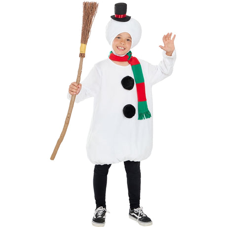 Disfraz de Muñeco de Nieve Navidad infantil