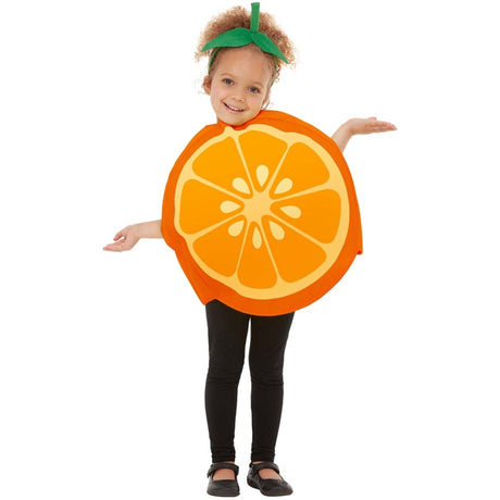 Disfraz de Naranja Valenciana infantil