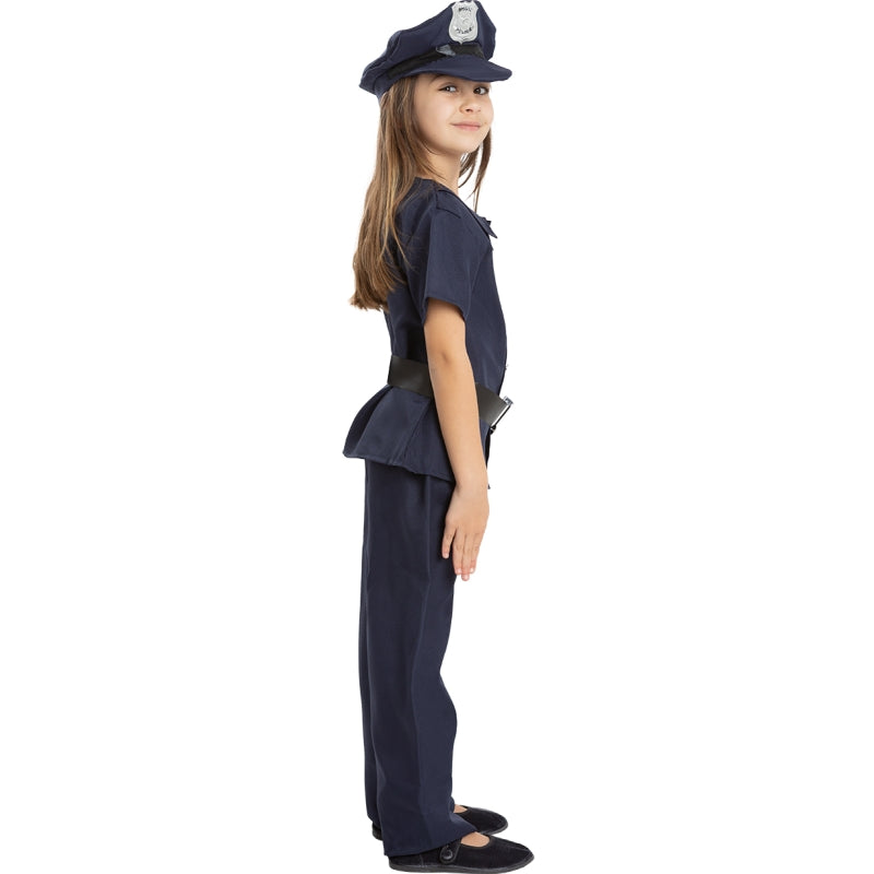 Disfraz de Oficial de Policía Unisex infantil Niña